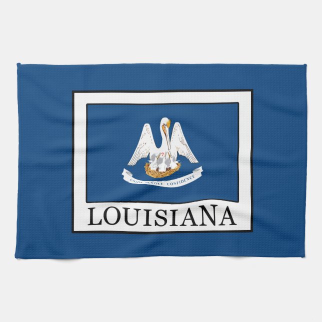 Louisiana Tea Towel (Horizontal)