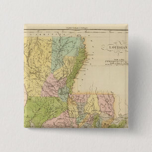 Louisiana US 15 Cm Square Badge