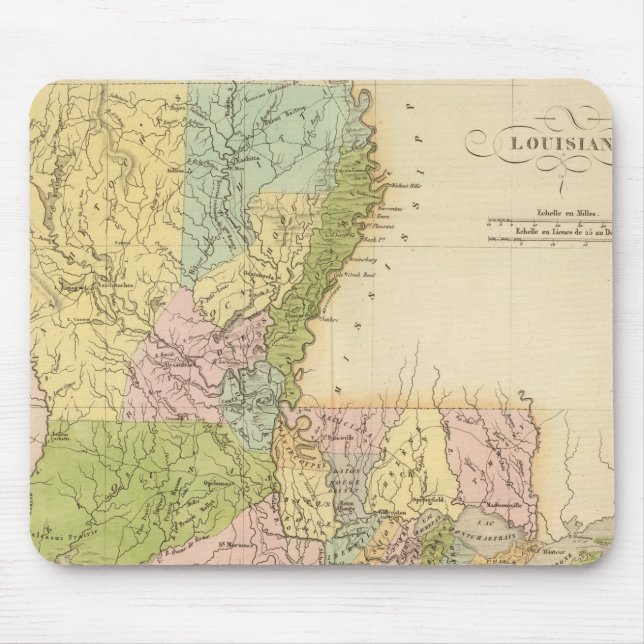 Louisiana US Mouse Pad (Front)