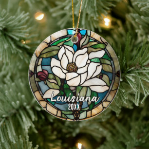 Louisiana Vacation Souvenir  Ceramic Ornament