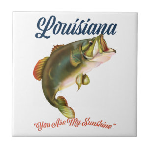 Louisiana "you are my Sunshine" Ceramic Tile