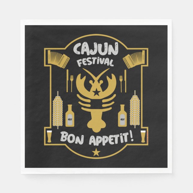 Louisiana's Cajun Bayou   Napkin (Front)