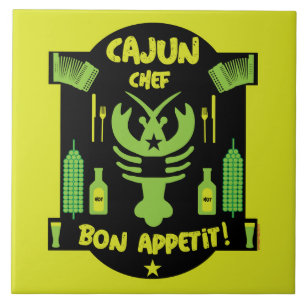 Louisiana's Cajun Foodies And Events    Ceramic Tile