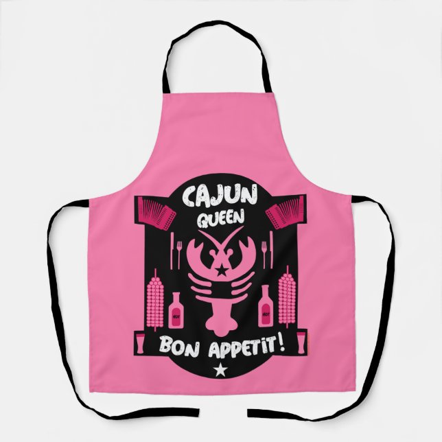 Louisiana's Cajun Queen Apron (Front)