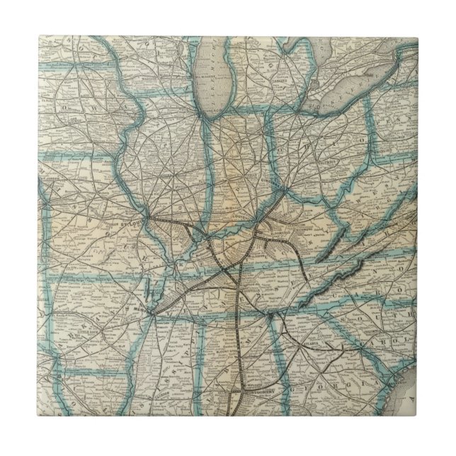 Louisville and Nashville Railroad 2 Tile (Front)