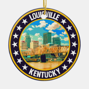 Louisville                                         ceramic ornament
