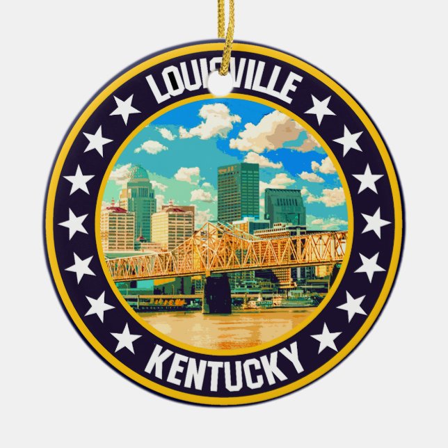 Louisville                                         ceramic ornament (Front)