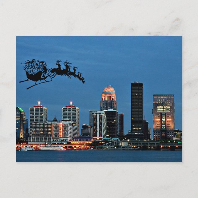 Louisville Christmas Holiday Postcard (Front)