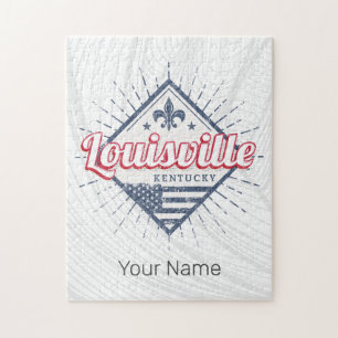 Louisville City Kentucky United States Vintage USA Jigsaw Puzzle