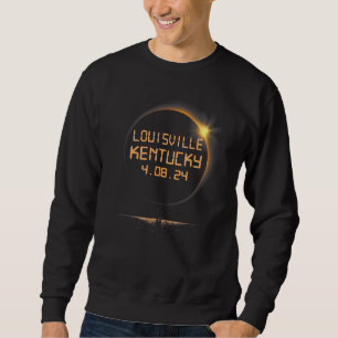 Louisville Kentucky KY Total Solar Eclipse April 8 Sweatshirt