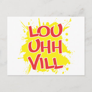 Louisville, Kentucky Lou Uh Ville Louie Ville KY Postcard
