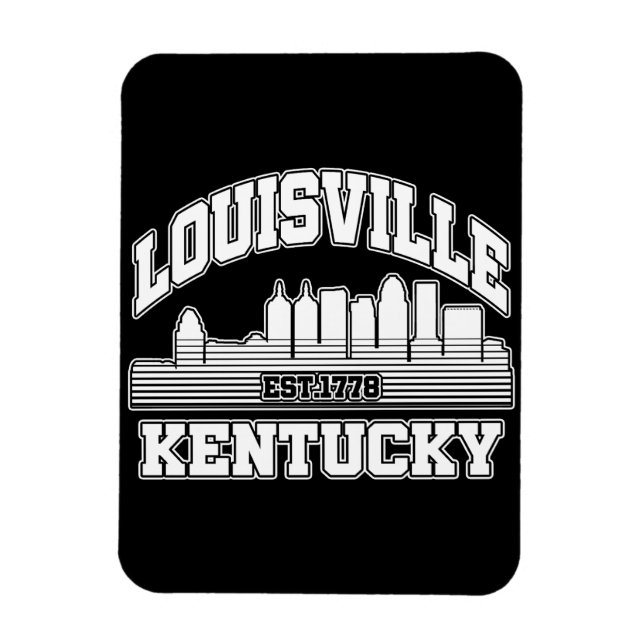 Louisville,Kentucky Magnet (Vertical)