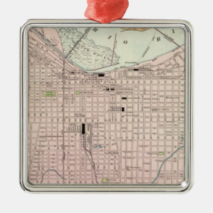 Louisville, Kentucky Metal Tree Decoration