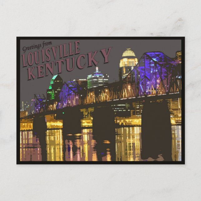 Louisville Kentucky Postcard (Front)