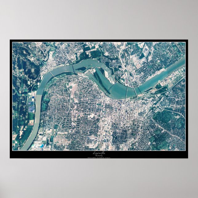 Louisville, Kentucky satellite poster (Front)