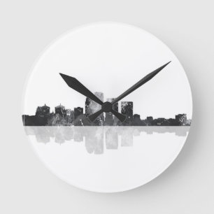 LOUISVILLE, KENTUCKY SKYLINE ROUND CLOCK