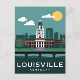 Louisville Kentucky Vintage, Travel Postcard