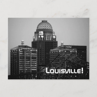 Louisville, KY - Black & White Print (Postcard) Postcard