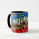 Louisville KY Greeting  Mug<br><div class="desc">Vintage greetings postcard from Louisville,  Kentucky repurposed!</div>