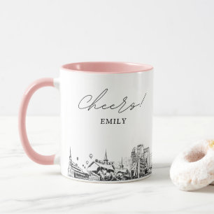 Louisville Personalised Wedding Coffee Mug