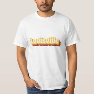 Louisville Retro Vintage Text T-Shirt