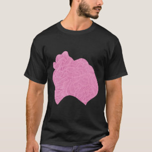 Loulou De Pomeranian Spitz Dog Silhouette Graphic T-Shirt