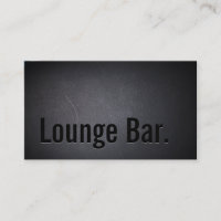 Lounge Bar Minimalist Bold Text Elegant Dark