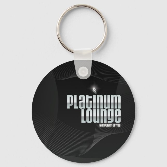 Lounge Black/Platinum keychain (Front)