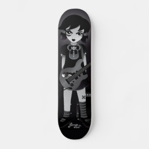 LoungeKat Skateboard: Bass Girl Skateboard