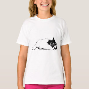Lounging Corgi, Playfully Unimpressed T-Shirt