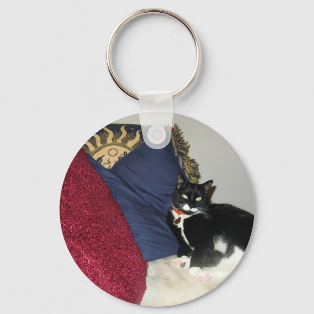 Lounging Lucy Key Ring (Front)