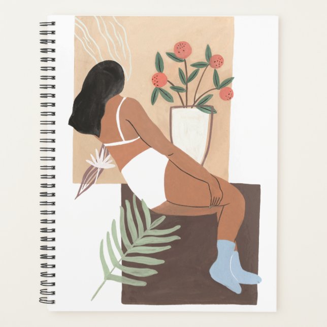 Lounging Woman Planner (Front)