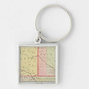 Loup, Blaine, Custer, and Logan County, Nebraska Key Ring