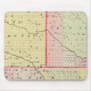 Loup, Blaine, Custer, and Logan County, Nebraska Mouse Pad