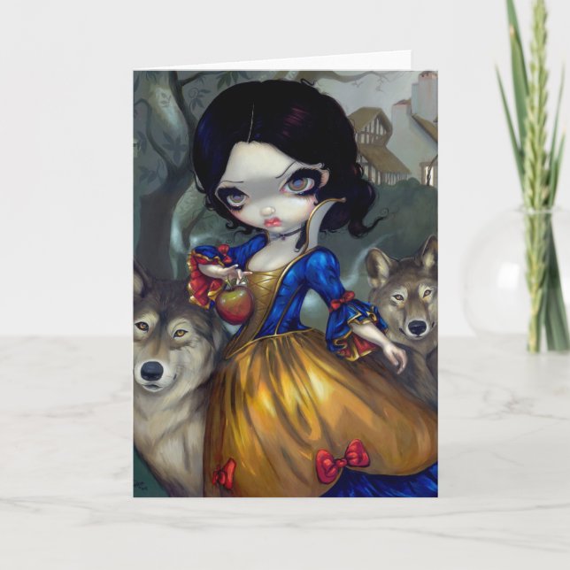 "Loup-Garou: Blanche Neige" Greeting Card (Front)