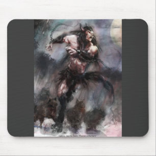 Loup Garou Leading A Pack To Freedom Mouse Pad