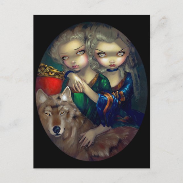 "Loup-Garou:  Les Jumeaux" Postcard (Front)