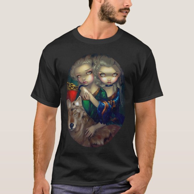 Loup-Garou: les Jumeaux SHIRT vampire wolf gothic (Front)