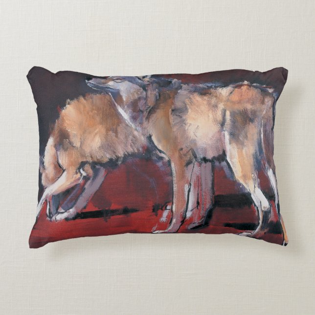 Loups 2001 decorative cushion (Front)