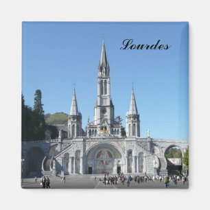 Lourdes - Basilica - Basilique - France Magnet