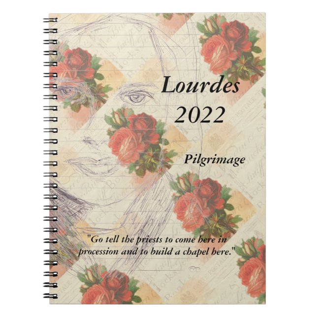 Lourdes Pilgrimage 2022 Notebook (Front)