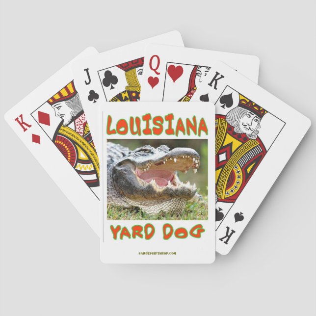 LOUSIANA YARD DOG PLAYING CARDS (Back)