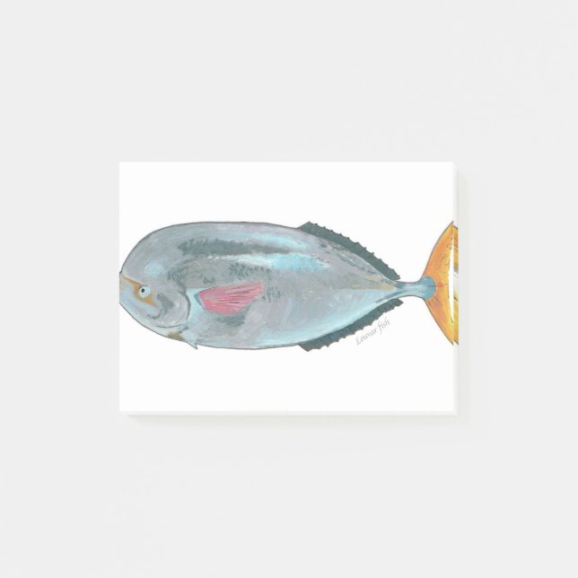 louvar fish post-it notes (Front)