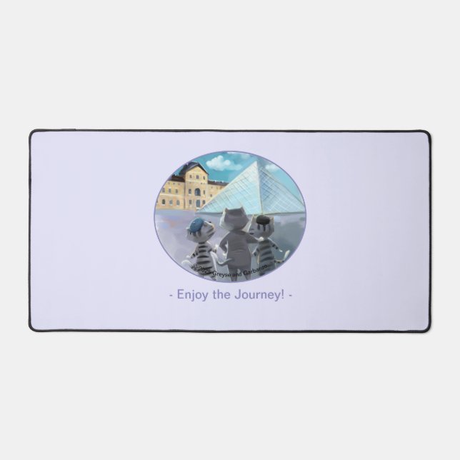 Louvre Desk Mat - Enjoy (Front)
