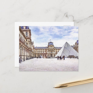 Louvre' Museum Paris Postcard