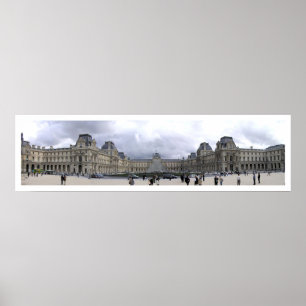 Louvre Panoramic Poster