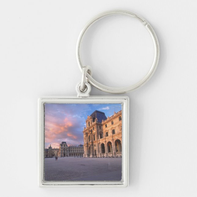 Louvre, Paris, France Key Ring (Front)