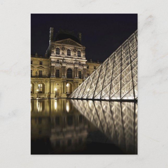 Louvre Pyramid 3 Postcard (Front)