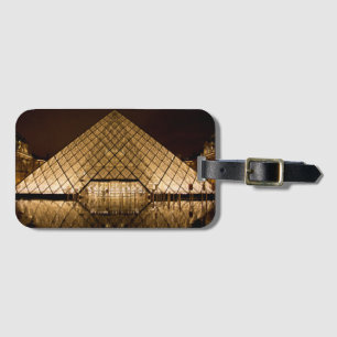 Louvre Pyramid Luggage Tag