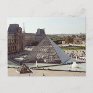 Louvre Pyramid Postcard